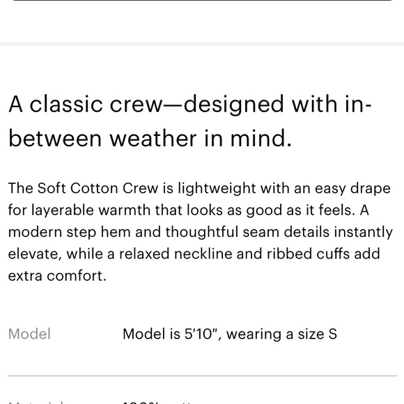 NWOT Everlane Ivory Lightweight Knit Sweater - Picture 6 of 13